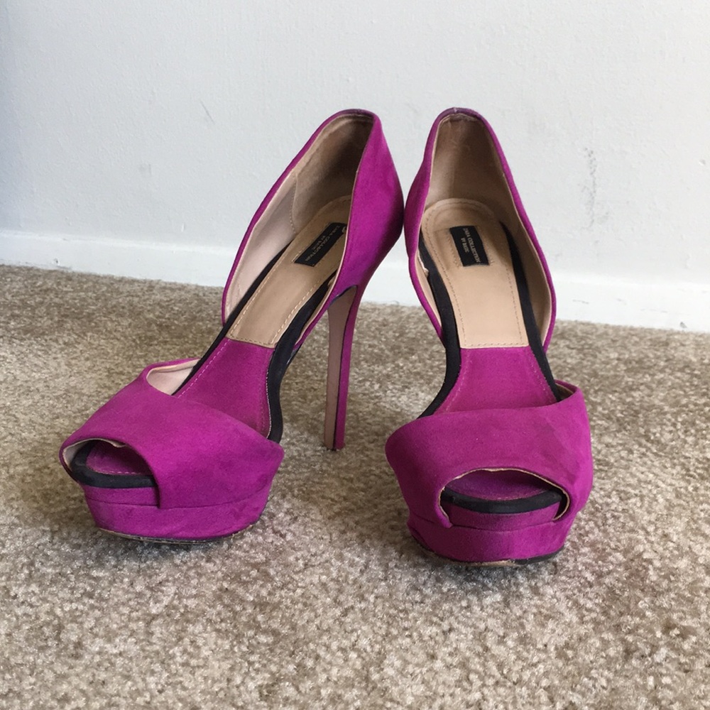 Fuchsia/Magenta High Heels